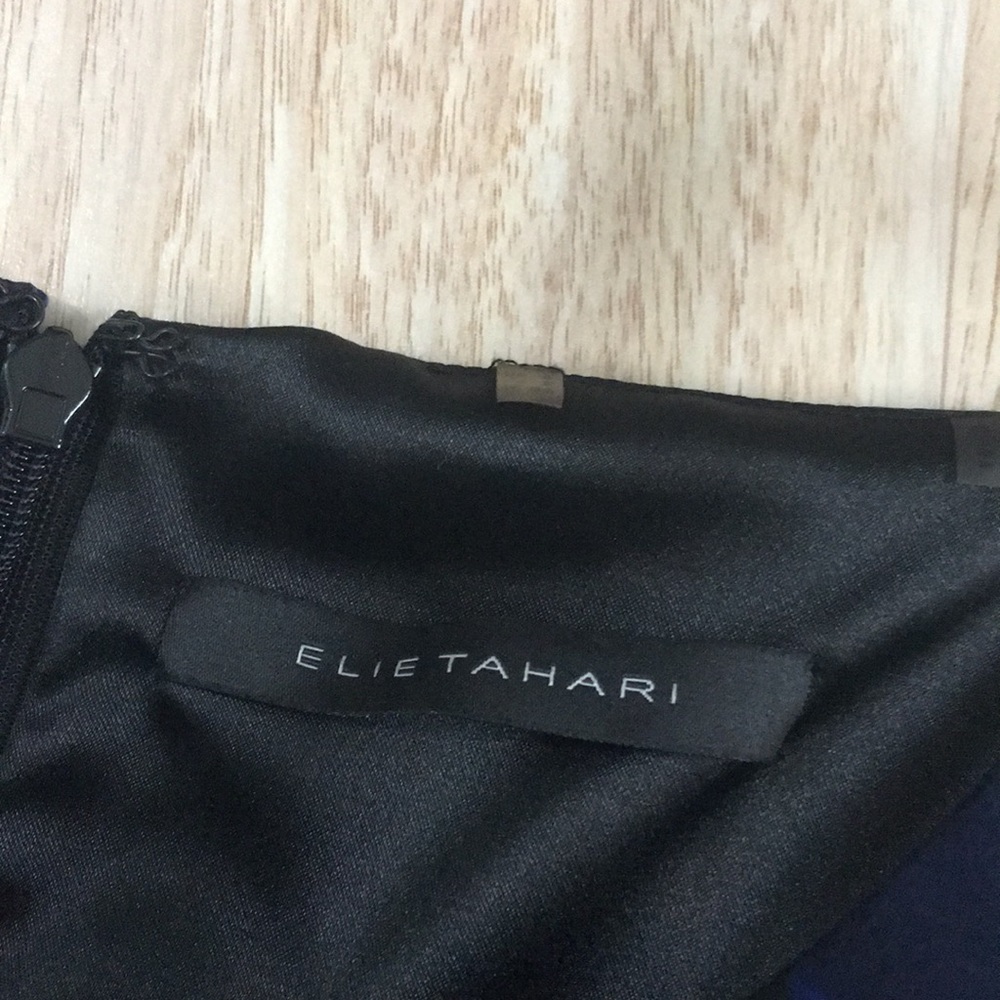 Elie Tahari beautiful blue-green silk dress - Picture 4 of 4